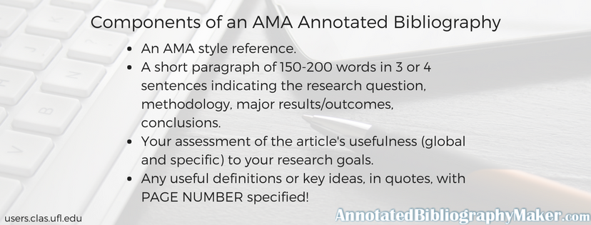 AMA Annotated Bibliography Expert Guide on Proper Formatting