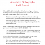 annotated bibliography ama format