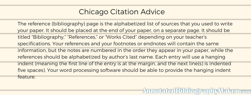 citation in chicago style For instance, the fifteenth edition of the chicago manual of style permits either footnotes or in-text citation styles it provides information on in-text citation by page number (like mla style) or by year of publication (like apa style) it even provides variations in footnote style, depending on whether or not the paper includes a full. citation in chicago style For instance, the fifteenth edition of the chicago manual of style permits either footnotes or in-text citation styles it provides information on in-text citation by page number (like mla style) or by year of publication (like apa style) it even provides variations in footnote style, depending on whether or not the paper includes a full.